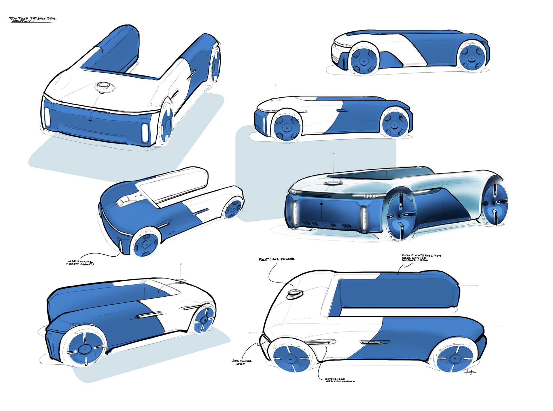 U-Shift Design Development DLR-Robert Hahn_Sketches